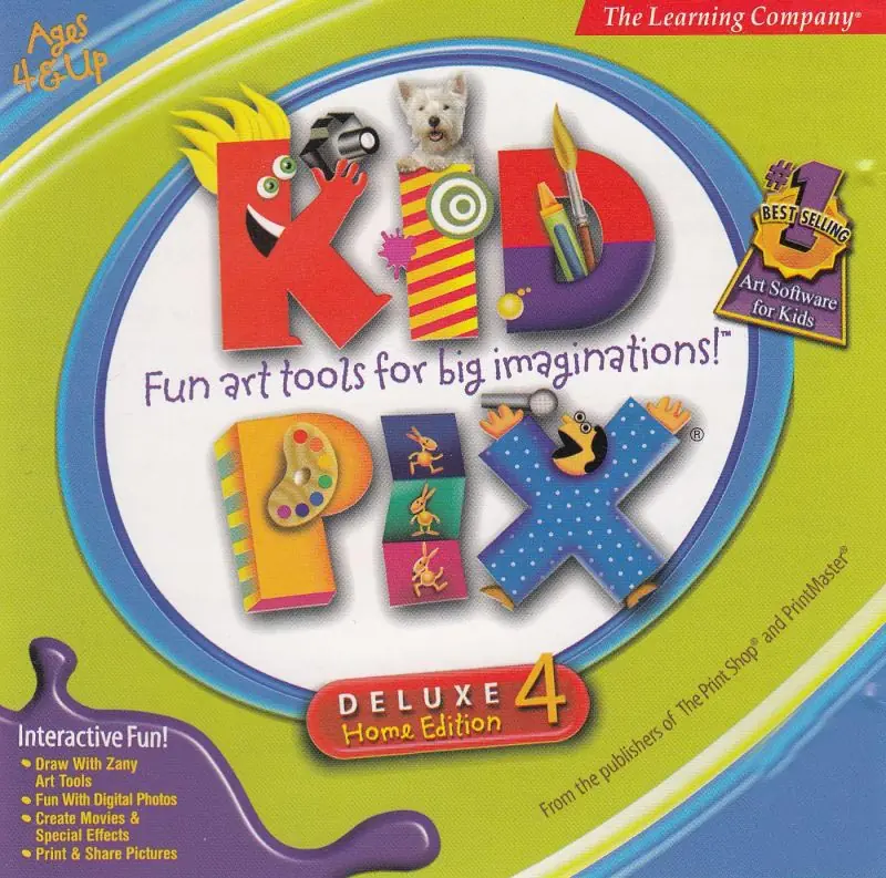 Kid Pix Deluxe 4 Game Cover