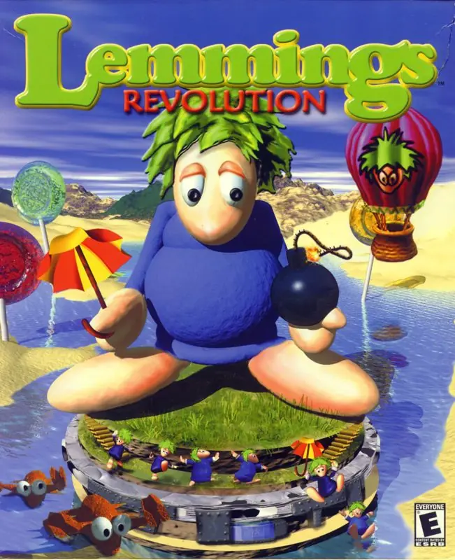 Lemmings Revolution Game Cover