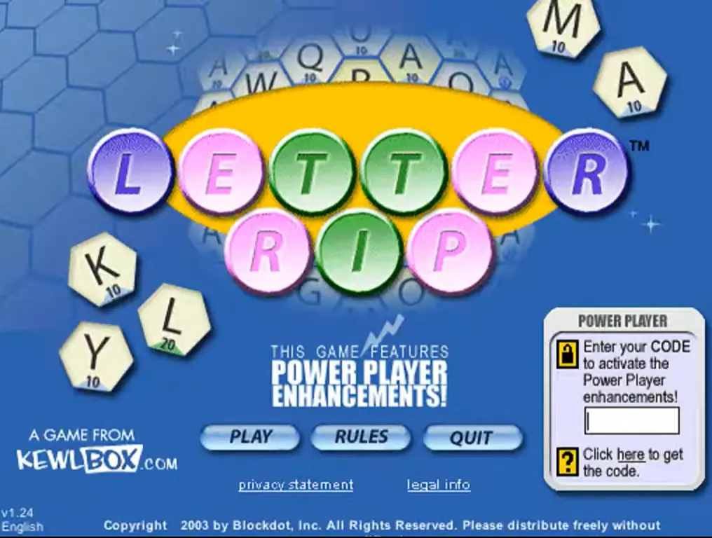Letter Rip Game Cover