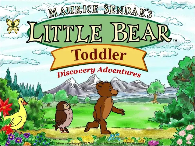 Little Bear Toddler Discovery Adventures Game Cover