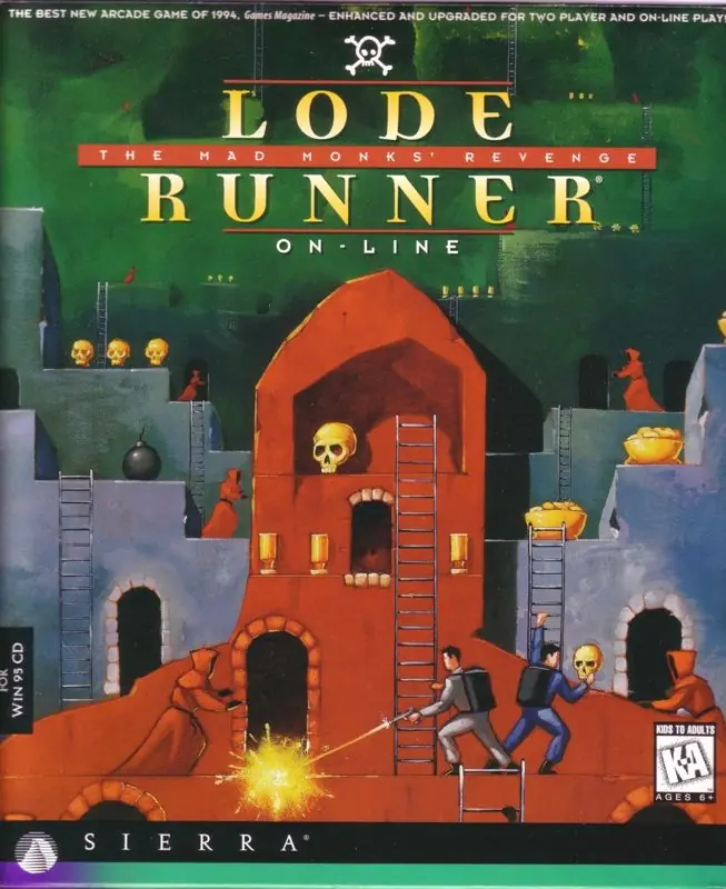 Lode Runner On-Line: The Mad Monks' Revenge Game Cover