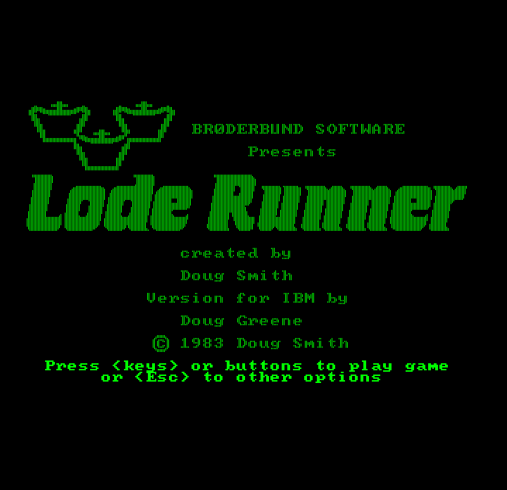 Lode Runner Game Cover