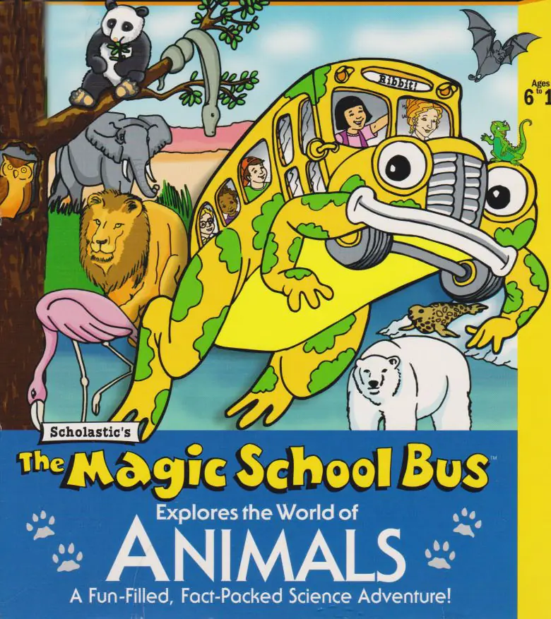 Magic School Bus Explores the World of Animals Game Cover