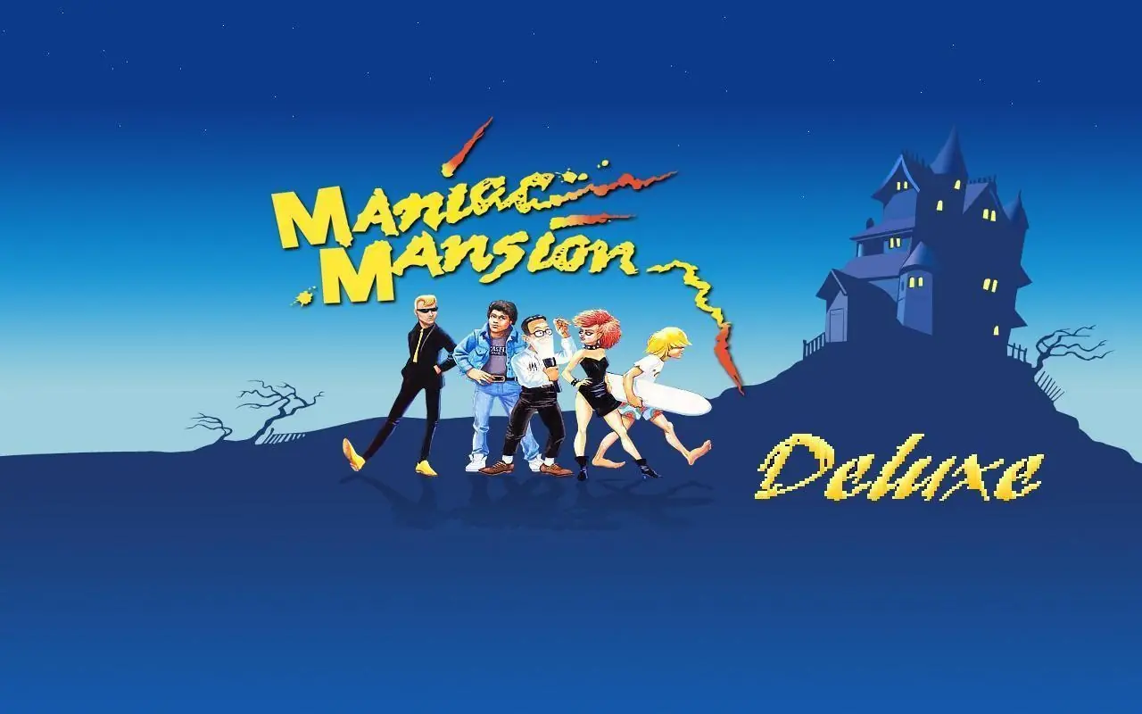 Maniac Mansion Deluxe Game Cover