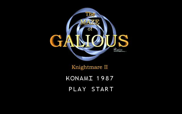 Maze of Galious Game Cover