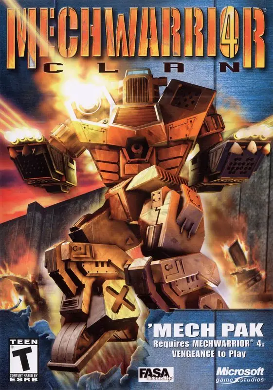 MechWarrior 4: Clan 'Mech Pak Game Cover