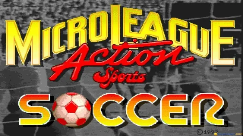MicroLeague Action Sports Soccer Game Cover