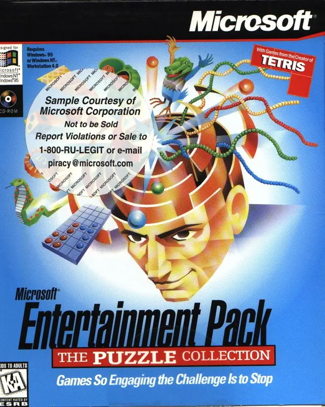 Microsoft Entertainment Pack: The Puzzle Collection Game Cover