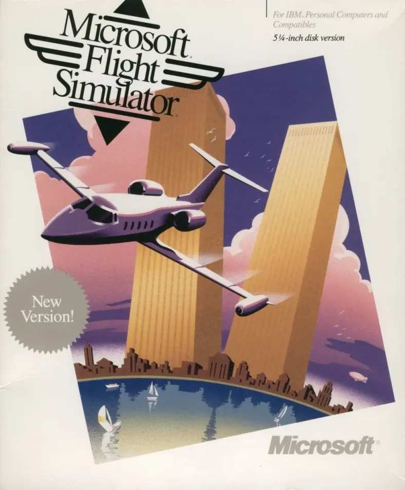 Microsoft Flight Simulator 3.0 Game Cover