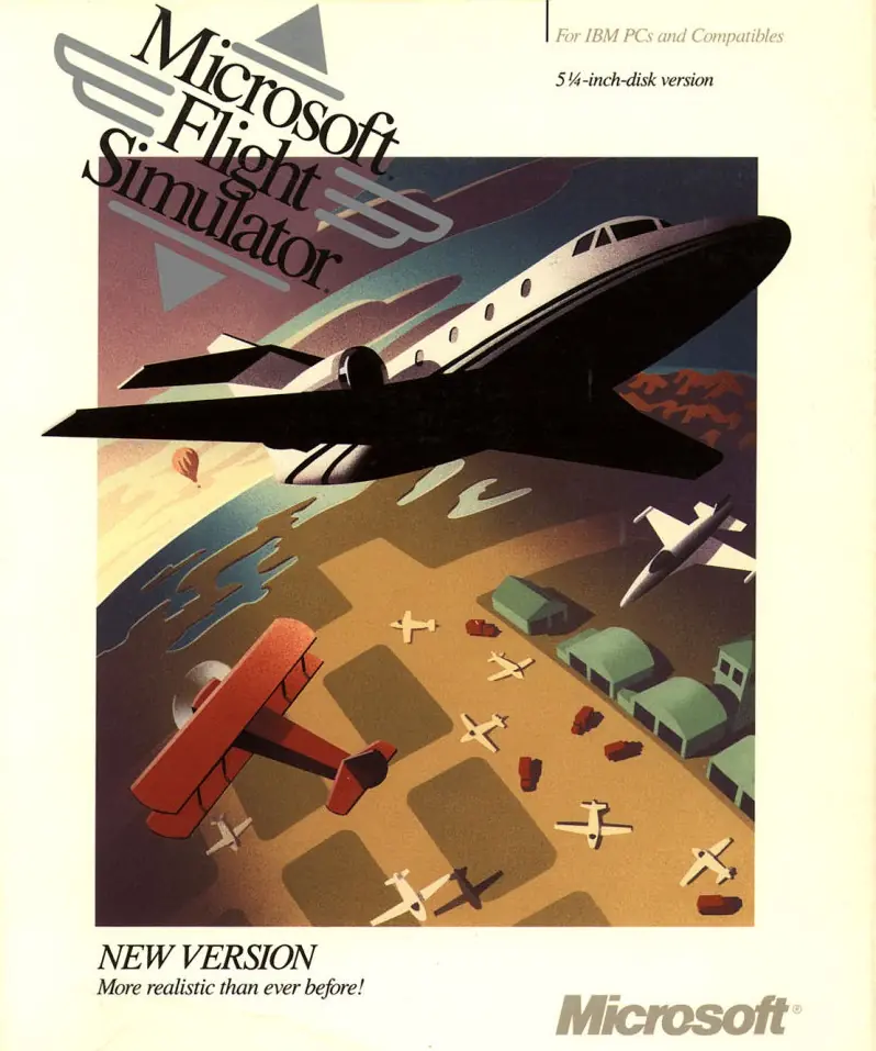 Microsoft Flight Simulator 4.0 Game Cover