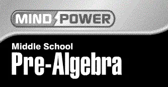 Mind Power Math Middle School Pre-Algebra Game Cover