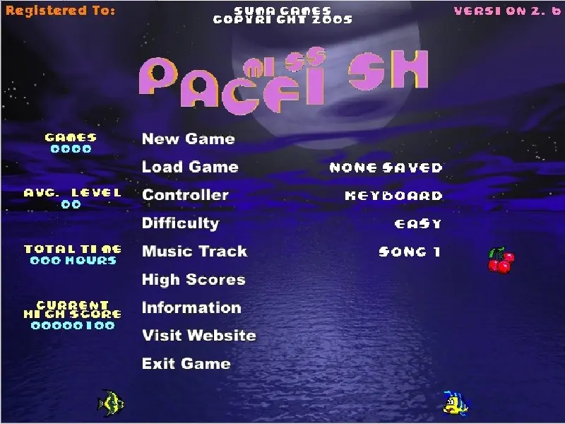 Miss PacFish Game Cover