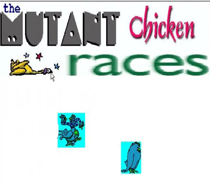 Mutant Chicken Races Game Cover