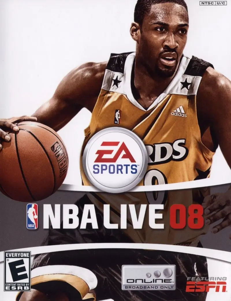 NBA Live 08 Game Cover