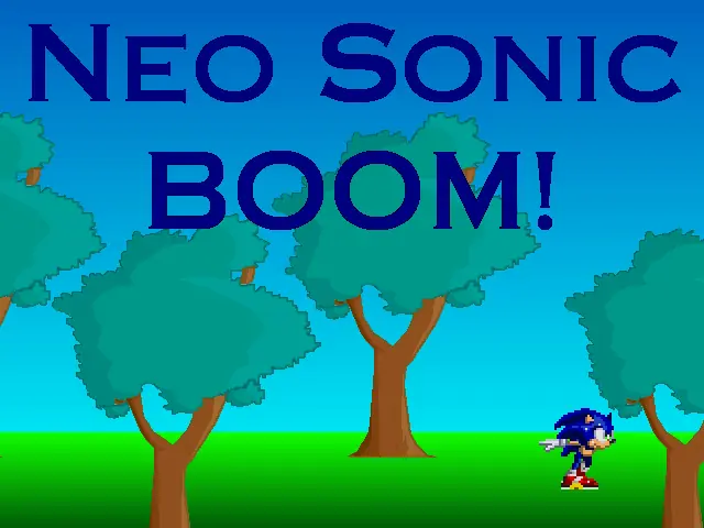 Neo Sonic Boom! Game Cover
