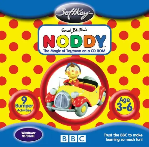 Noddy: The Magic of ToyTown on a CD-ROM Game Cover