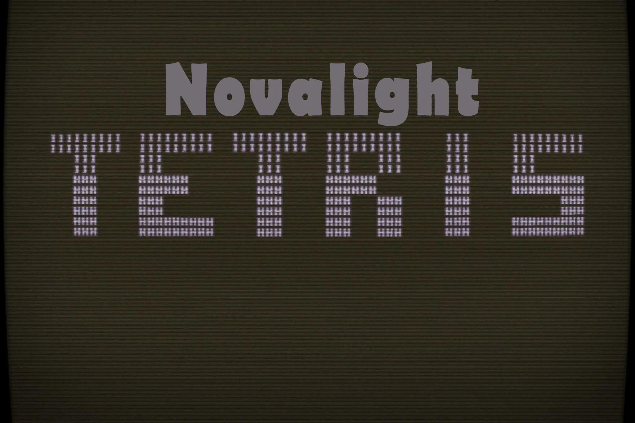 Novalight Tetris Game Cover