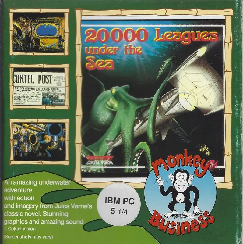 20,000 Leagues Under the Sea Game Cover