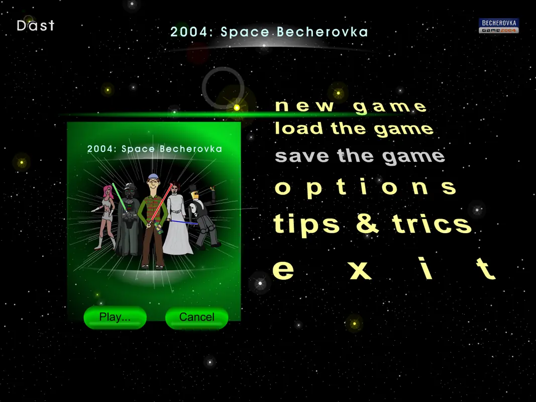 2004: Space Becherovka Game Cover