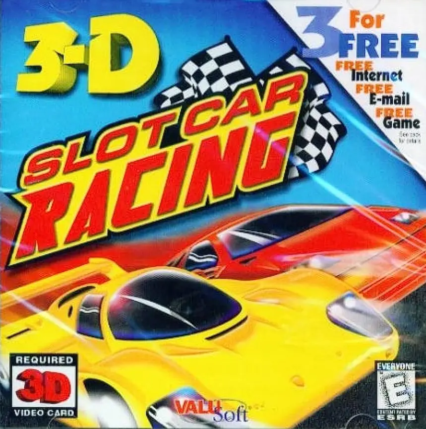 3-D Slot Car Racing Game Cover