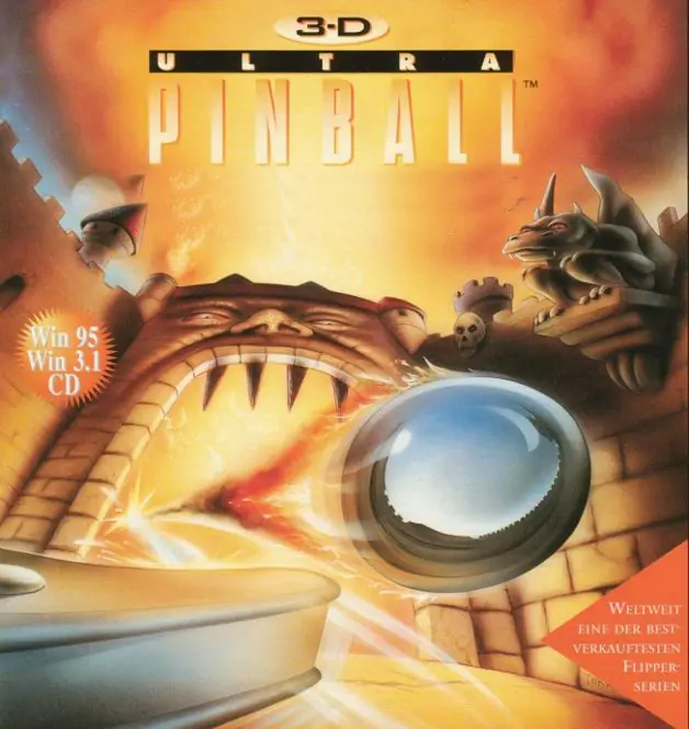 3-D Ultra Pinball Game Cover
