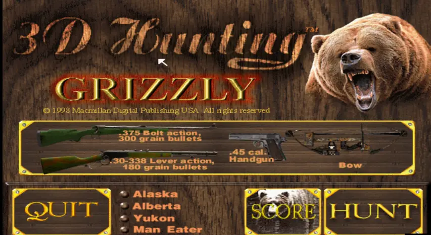 3D Hunting: Grizzly Game Cover