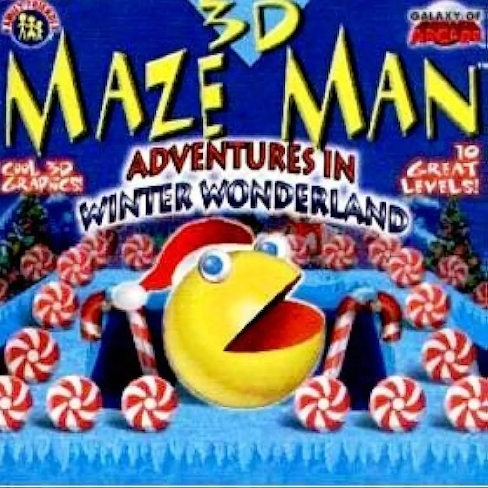 3D Maze Man: Adventures in Winter Wonderland Game Cover