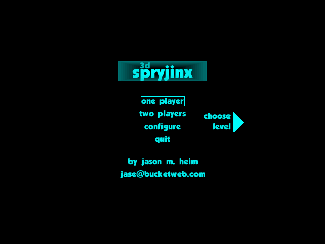 3D Spryjinx Game Cover