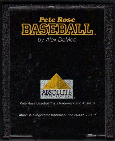 Pete Rose Baseball Game Cover