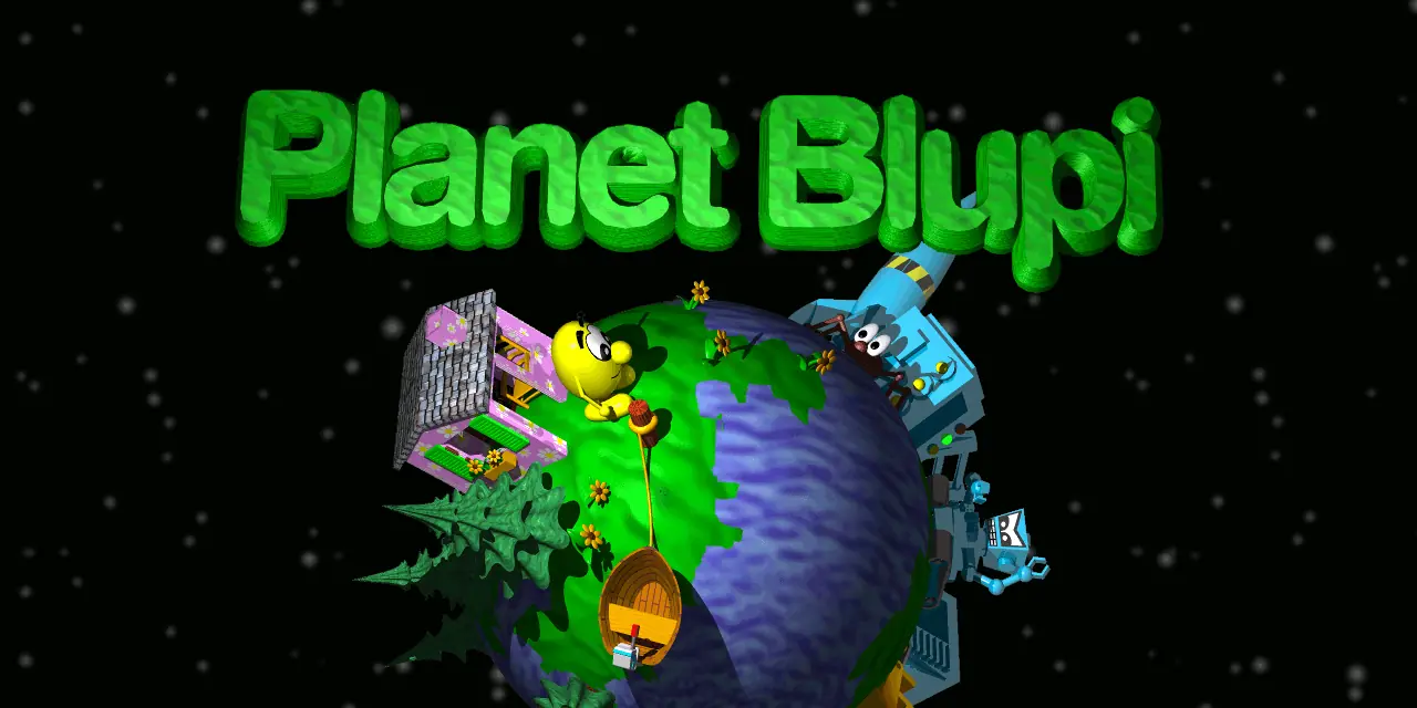 Planet Blupi Game Cover