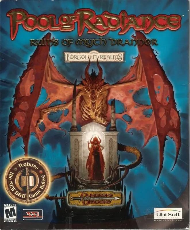Pool of Radiance: Ruins of Myth Drannor Game Cover