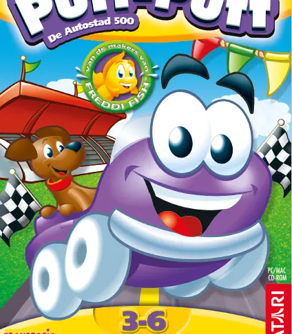 Putt-Putt 3: De Autostad 500 Game Cover