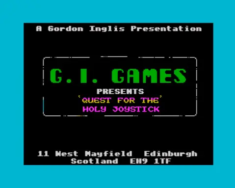 Quest for the Holy Joystick Game Cover