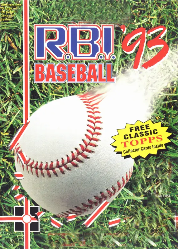 R.B.I. Baseball '93 Game Cover