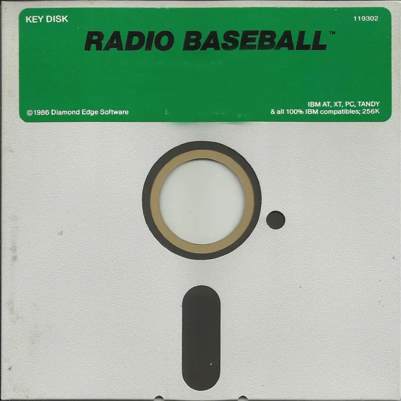 Radio Baseball Game Cover