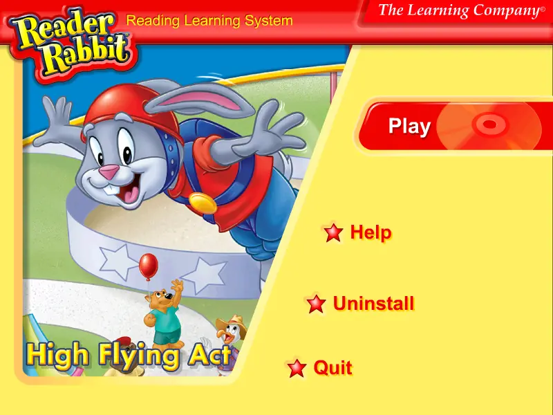 Reader Rabbit: High Flying Act Game Cover