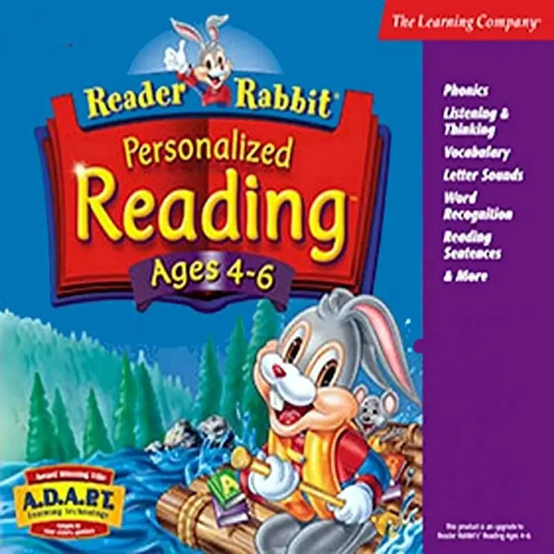 Reader Rabbit Reading Adventures Ages 4-6 Game Cover