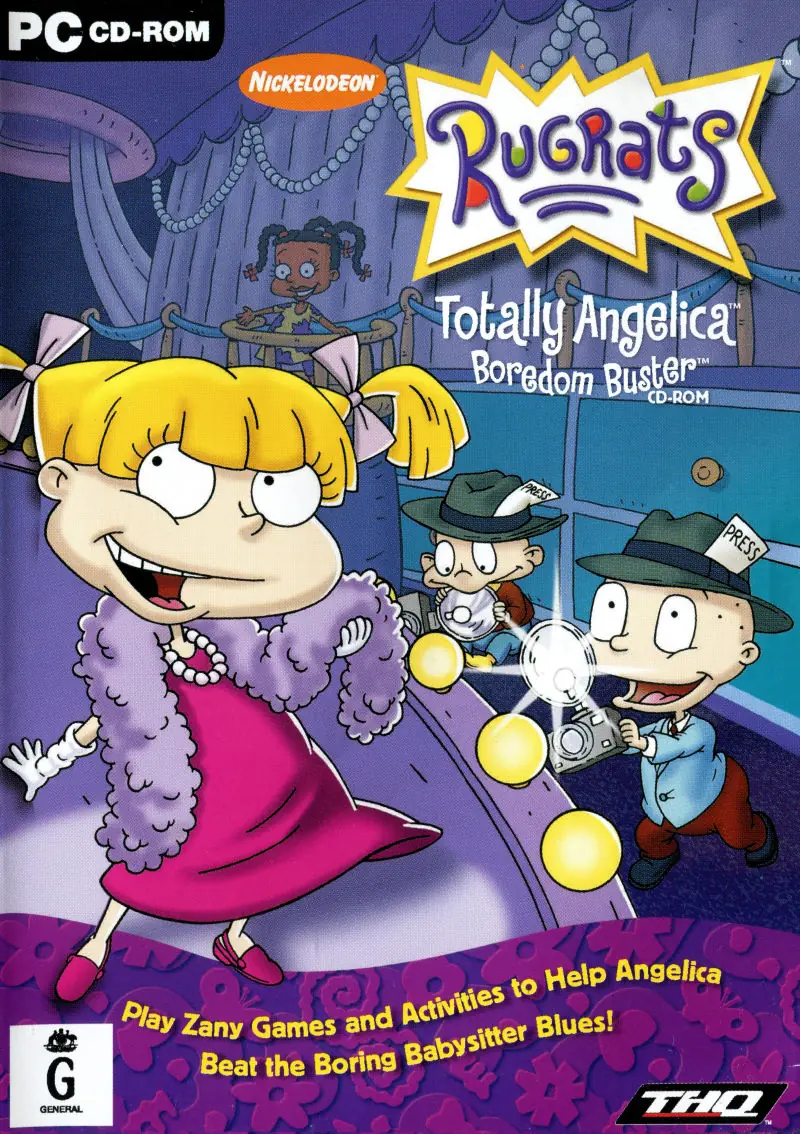 Rugrats: Totally Angelica Boredom Busters Game Cover