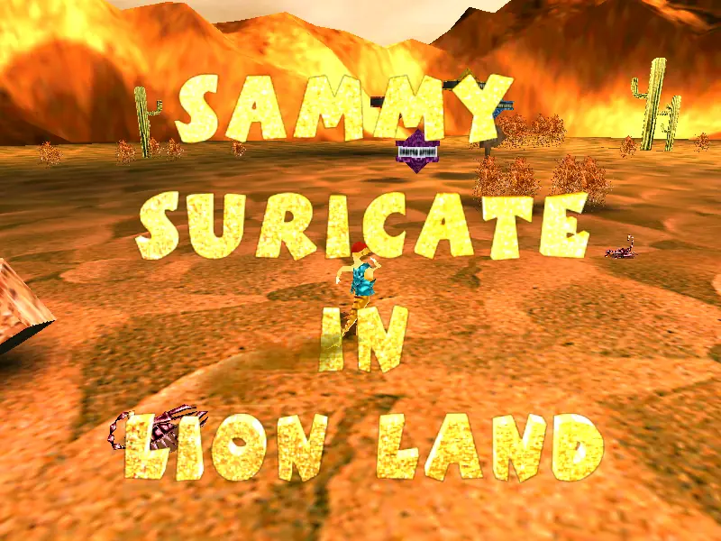 Sammy the Suricate in Lion Land Game Cover