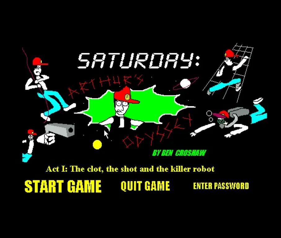 Saturday: Arthur's Odyssey Game Cover