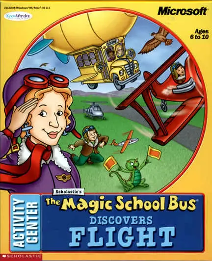 Scholastic's The Magic School Bus Discovers Flight: Activity Center Game Cover
