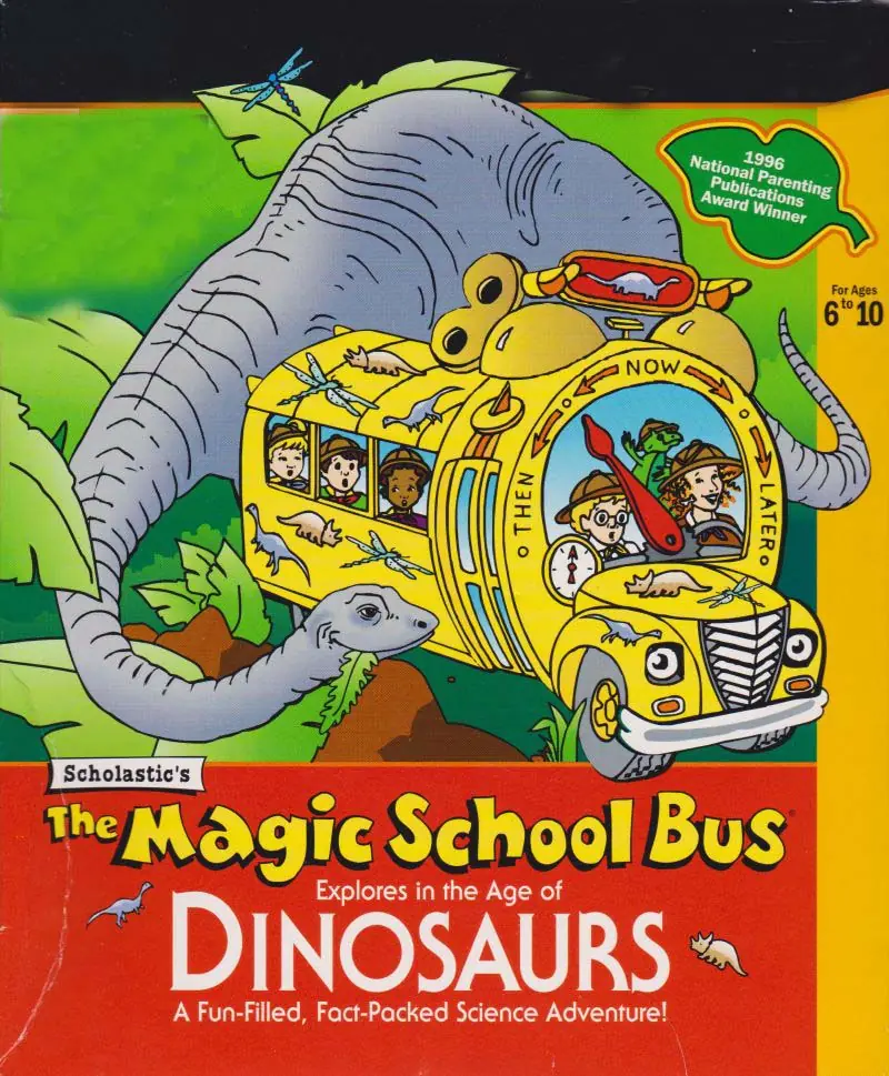 Scholastic's The Magic School Bus Explores in the Age of Dinosaurs Game Cover