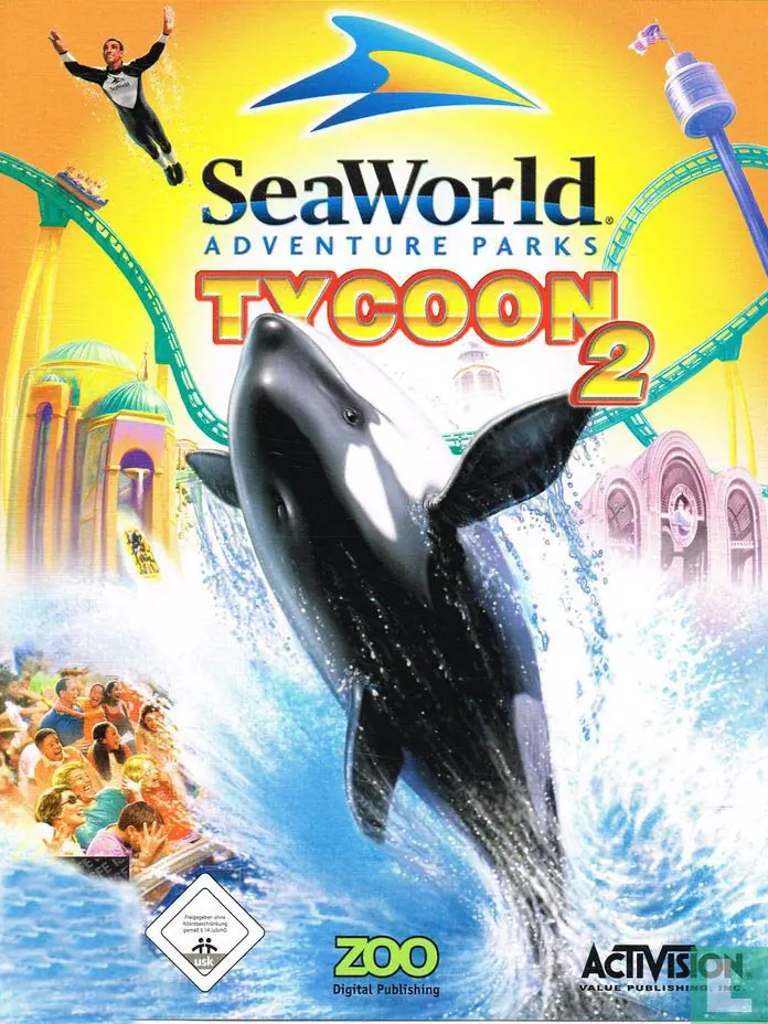 SeaWorld Adventure Parks Tycoon 2 Game Cover