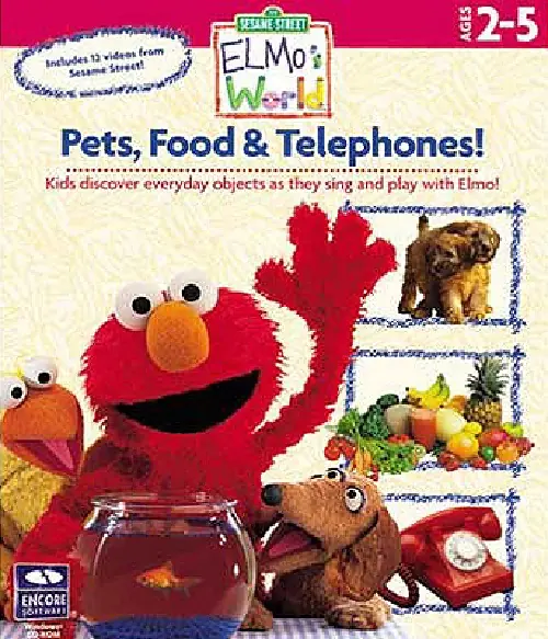 Sesame Street Elmo's World: Pets, Foods and Telephones Game Cover