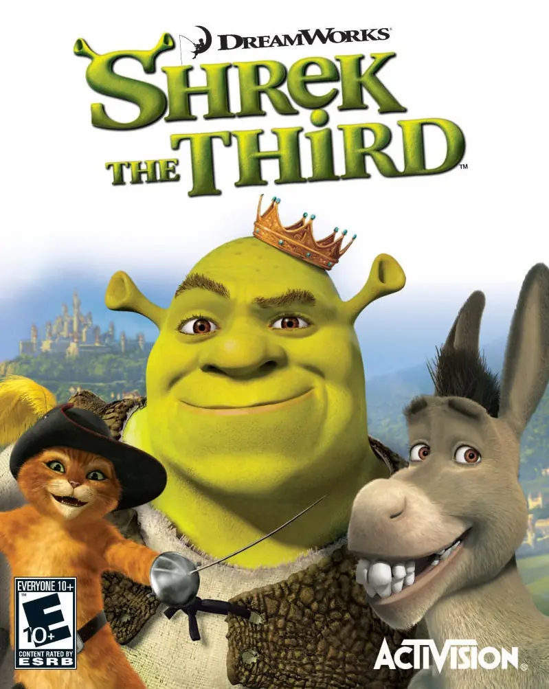 Shrek the Third Game Cover