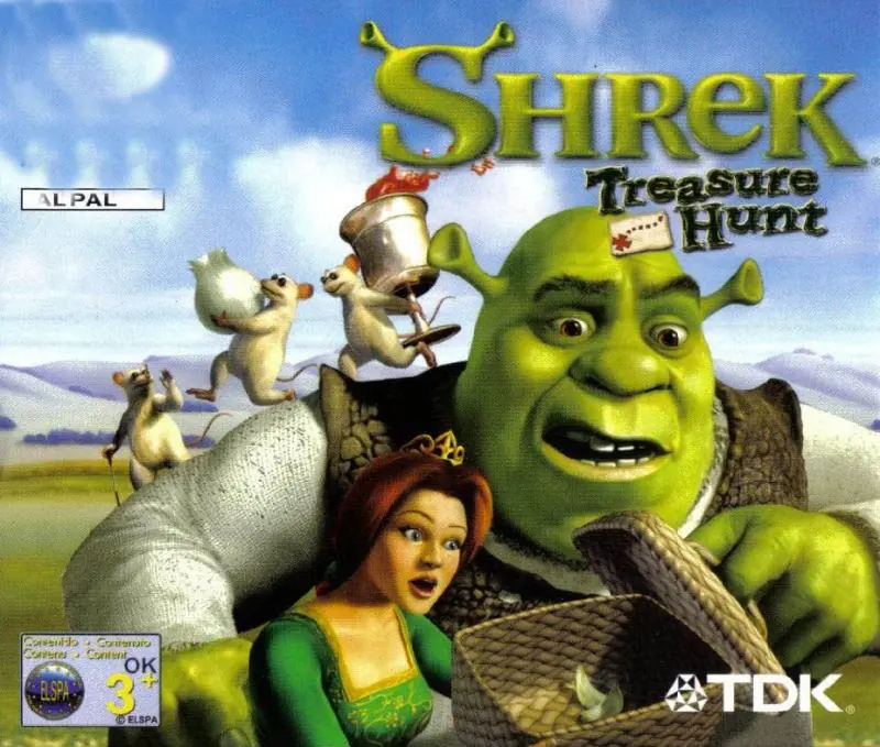 Shrek: Treasure Hunt Game Cover
