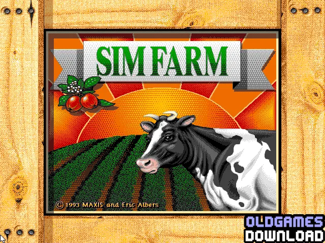 SimFarm Game Cover