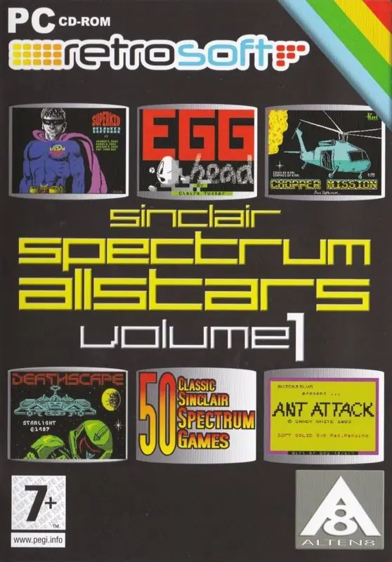 Sinclair Spectrum Allstars: Volume 1 Game Cover