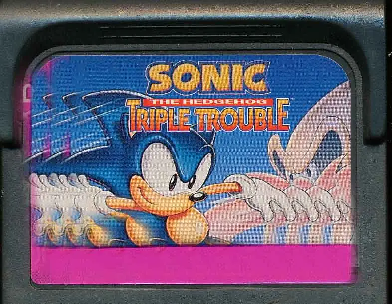 Sonic the Hedgehog: Triple Trouble Game Cover