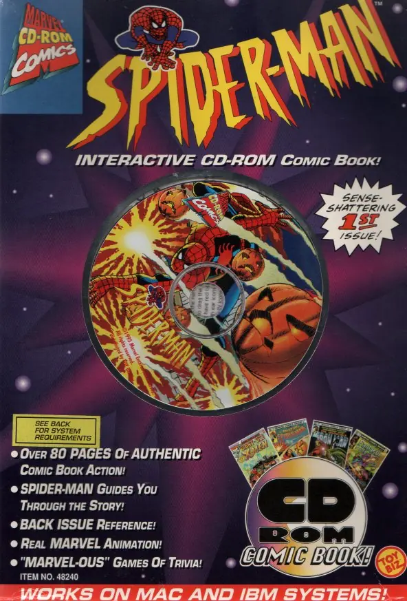 Spider-Man: Interactive CD-ROM Comic Book Game Cover